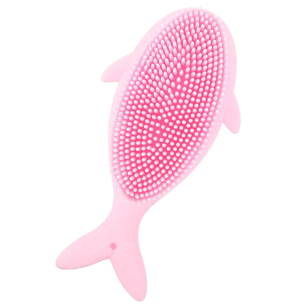 Baby Shower Brush Whale Shaped Bath Cleaning Tool newborn bath brush