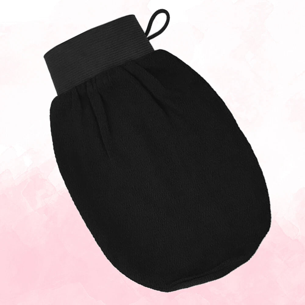 Exfoliating Mitt Loofah Back Massager Gloves Shower Women Bath Scrubber