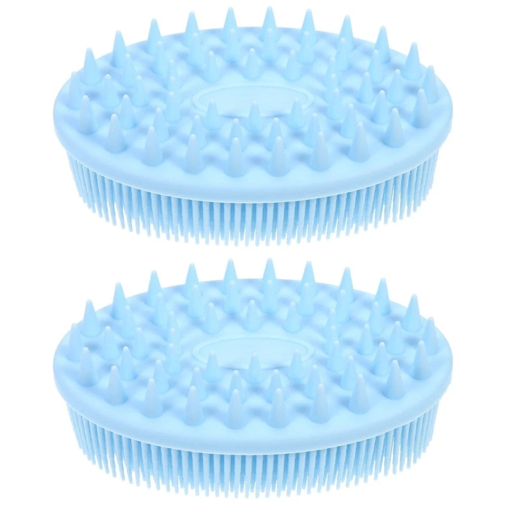 2 Pack Silicone Bath Brush Body Brushes for Shower Scrubber Baby