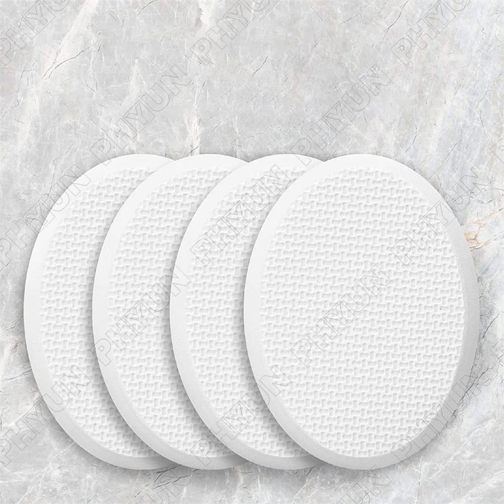 For Back Lotion Applicator Wooden Handle Brush w/ 4x Brush Head Replacement Pads