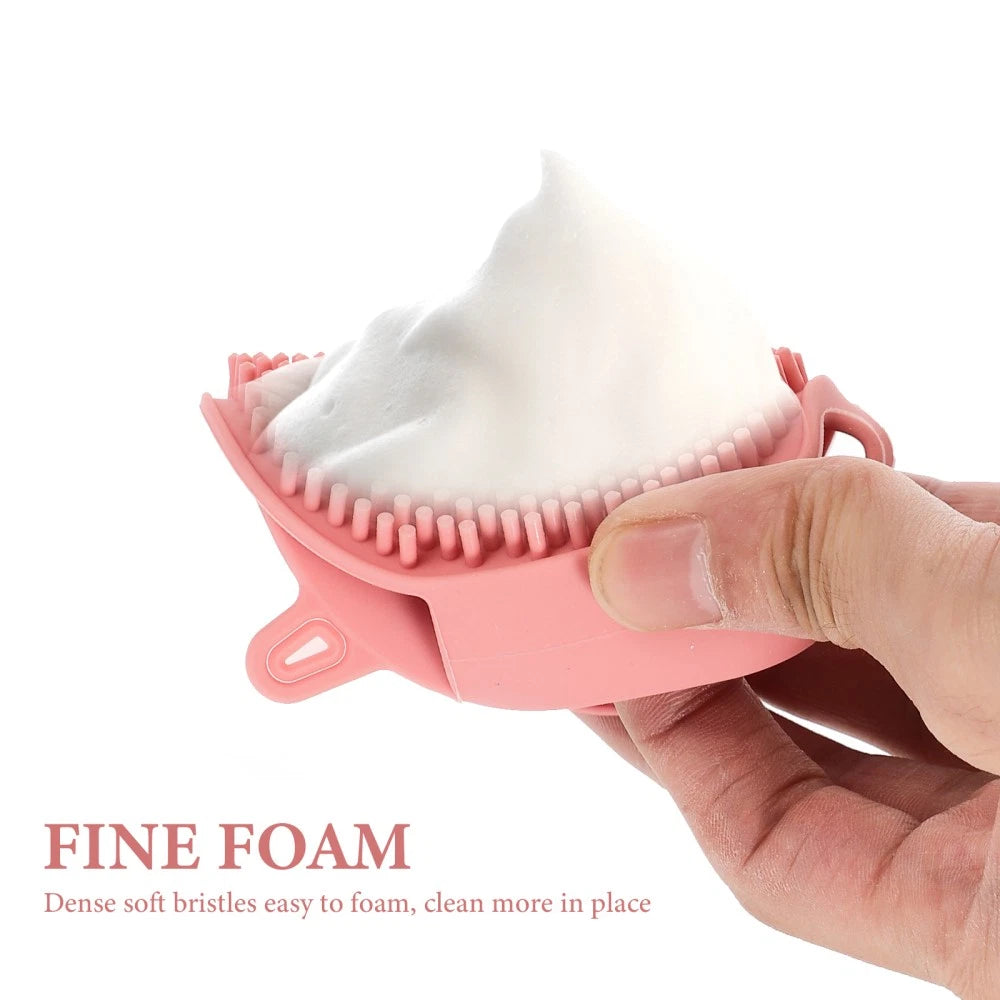 Bath Brush Body Scrubber Exfoliator Exfoliating Newborn Travel Silicone Shower