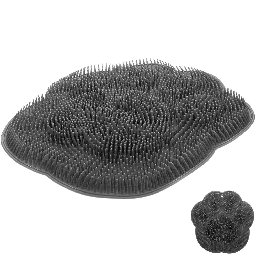Bath Brush Foot Scrub Mat Back Scrubber Pad Feet Massager Shower Floor