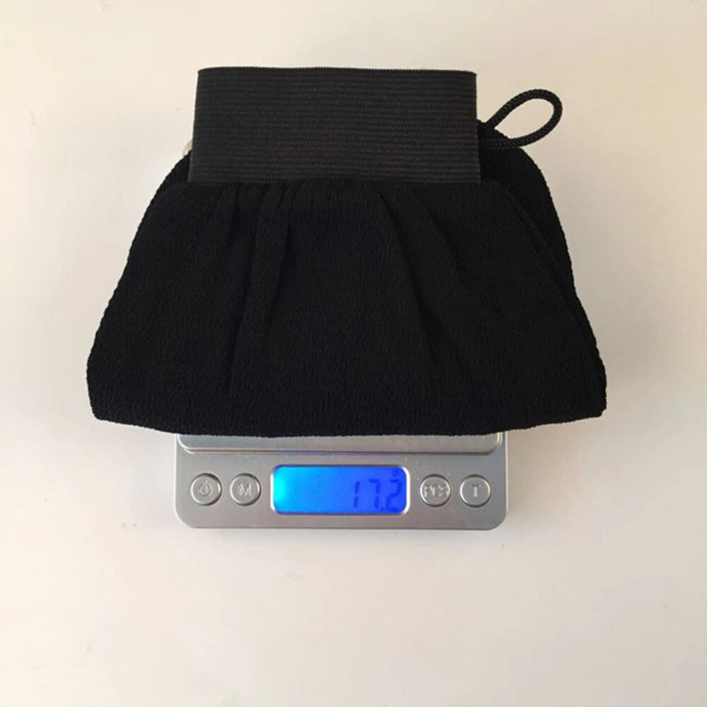 Exfoliating Mitt Loofah Back Massager Gloves Shower Women Bath Scrubber