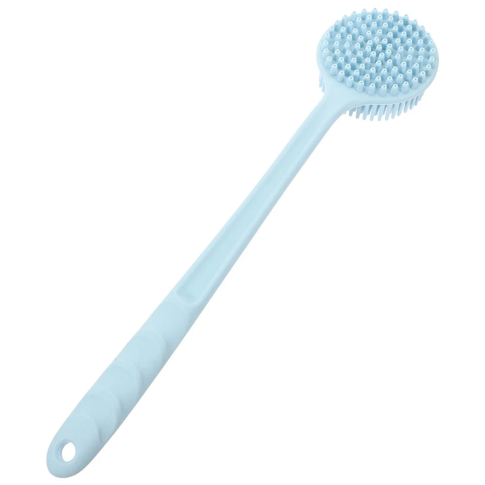 Silicone Bath Brush Scrubber Man Back for Shower Body with Handle