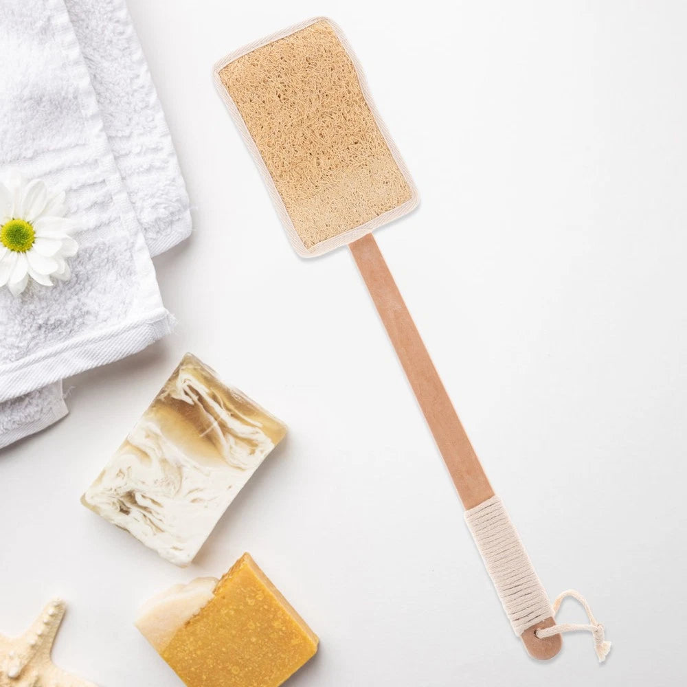 Loofah Shower Brush Bath Body Scrubber Exfoliating Back with Handles
