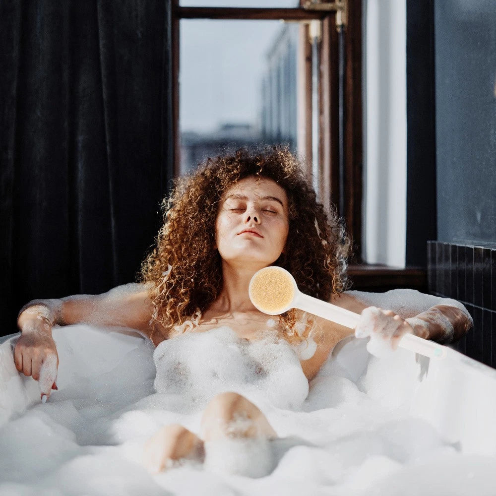 Back Scrubbing Brush Skin Exfoliating Bath Massage Bristles Suitable Scrubber