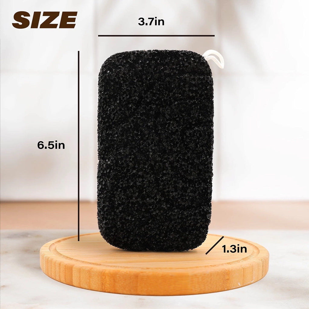 Dual Texture Extra Exfoliating Body Scrubber Loofah Sponge for Use in Shower