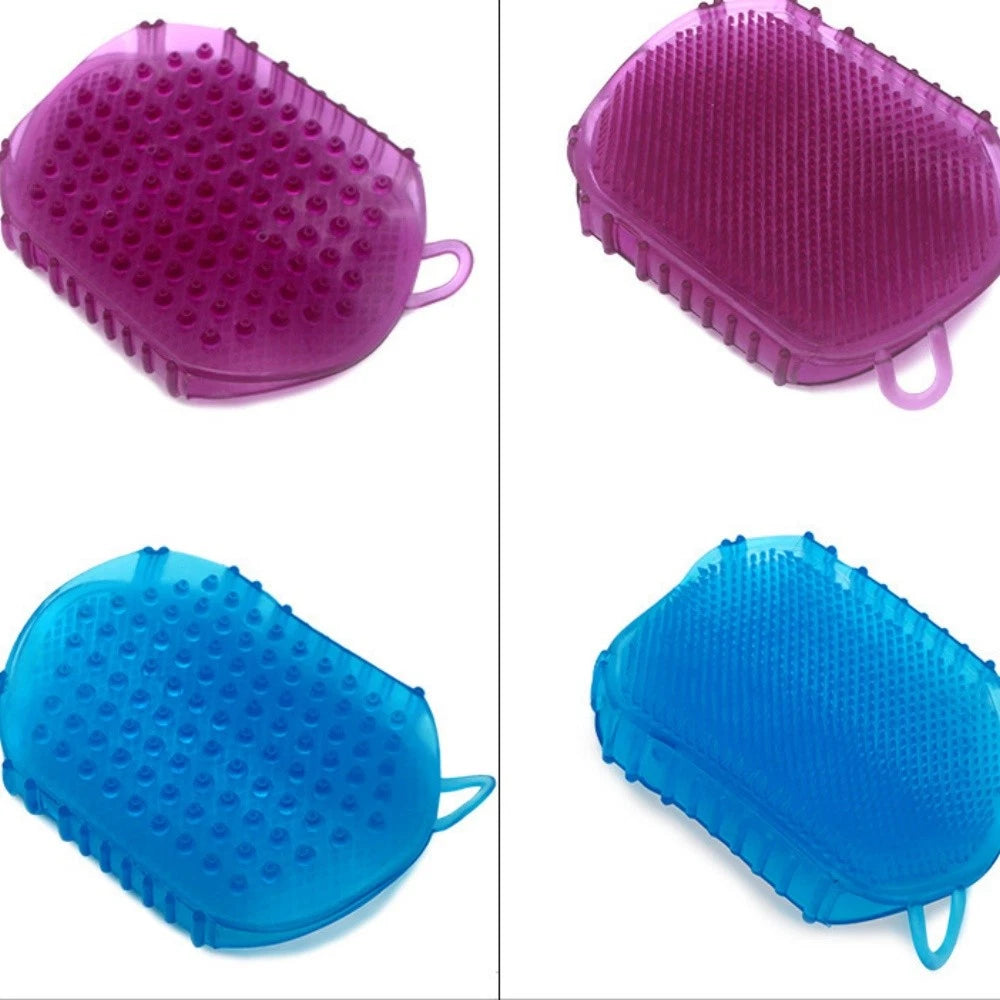 Massage Brush Bath Anti-Cellulite Silicon Brush Glove Scrub Shower Body Massager