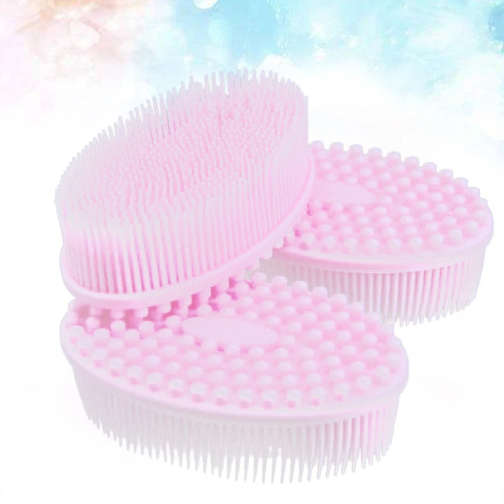 Bath Brush Exfoliating Scrub Body Scrubber Exfoliator Man Skin Silicone Shower