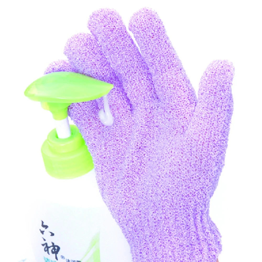 5 Pairs Bath Gloves Exfoliate Body Exfoliator Exfoliating Scrubber
