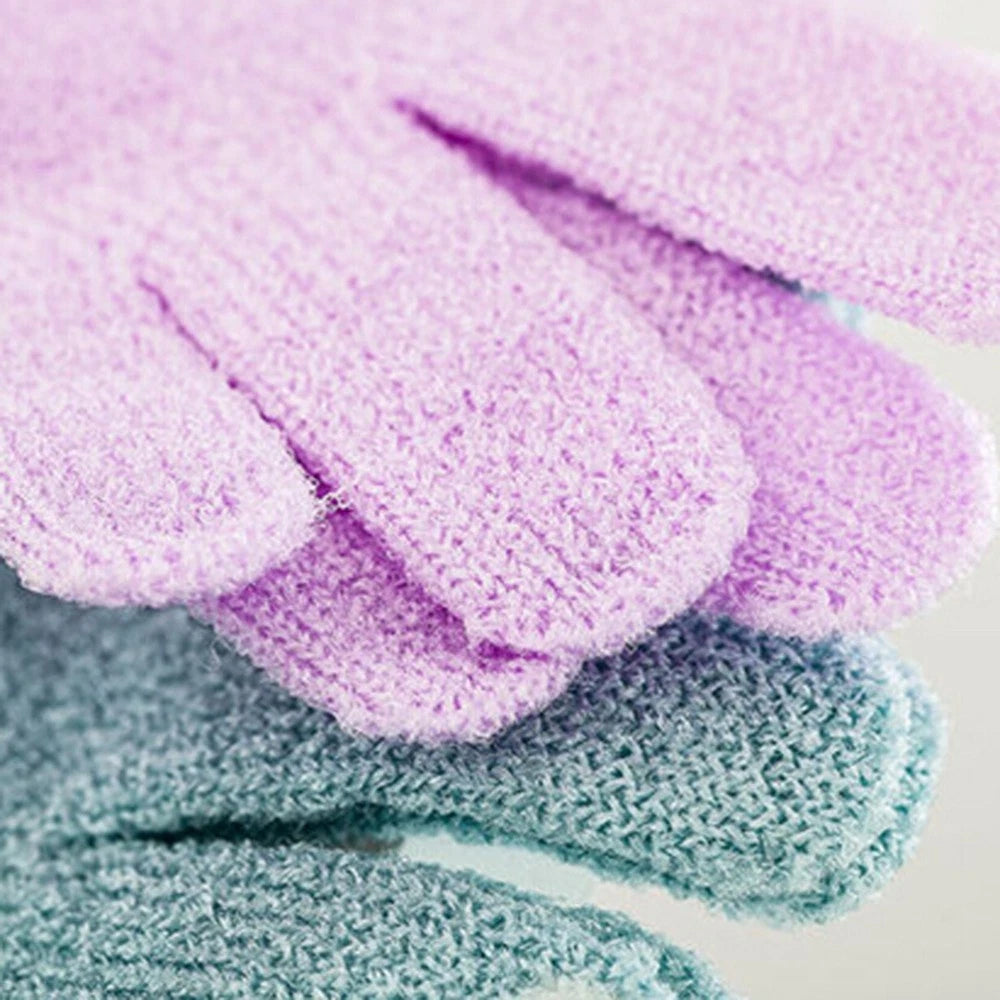 5 Pairs Bath Gloves Exfoliate Body Exfoliator Exfoliating Scrubber