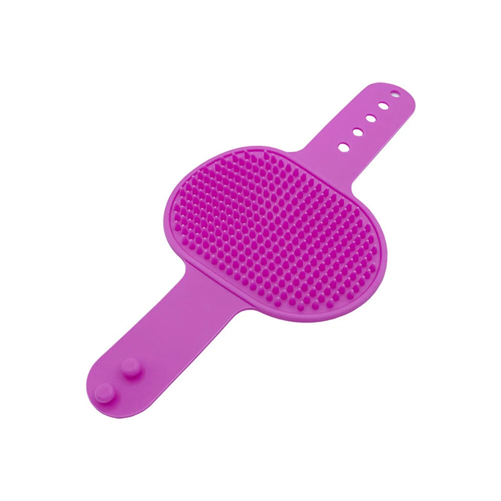 Brand New Dog Bath Brush, Aoche Pet Bath Comb Brush Soothing Massage Rubber Comb
