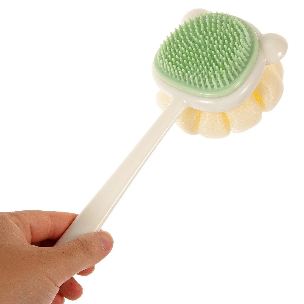 Back Rub Brush Bath Scrubber for Body Exfoliator Long Handle Wash
