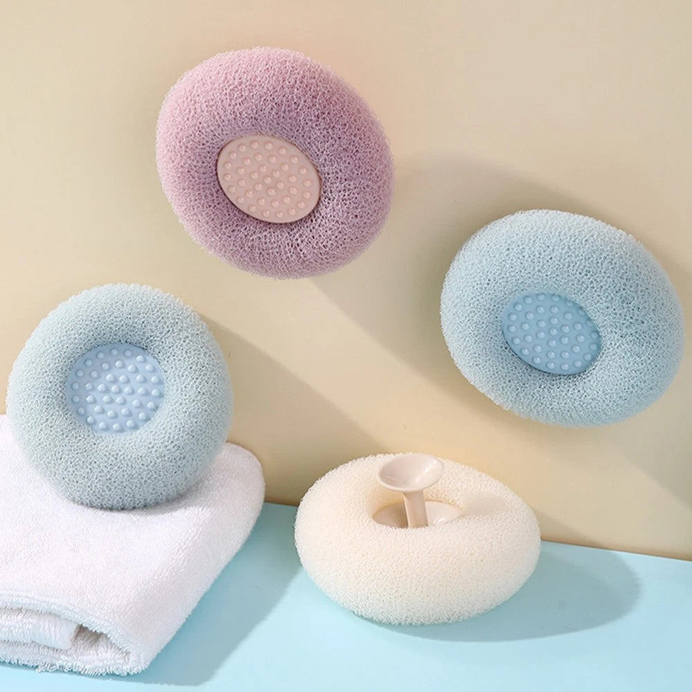 3 Pcs Bath Brush Scrubber for Body Shower Exfoliator Miss Cup