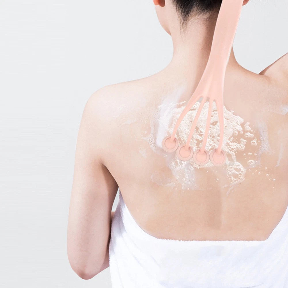 Bath Brush Body Shower Women's Man Exfoliating Back Scrubber for