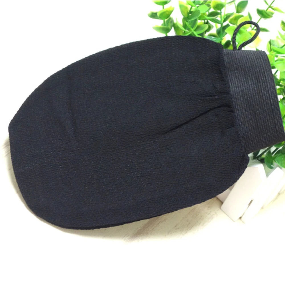 Exfoliating Mitt Loofah Back Massager Gloves Shower Women Bath Scrubber