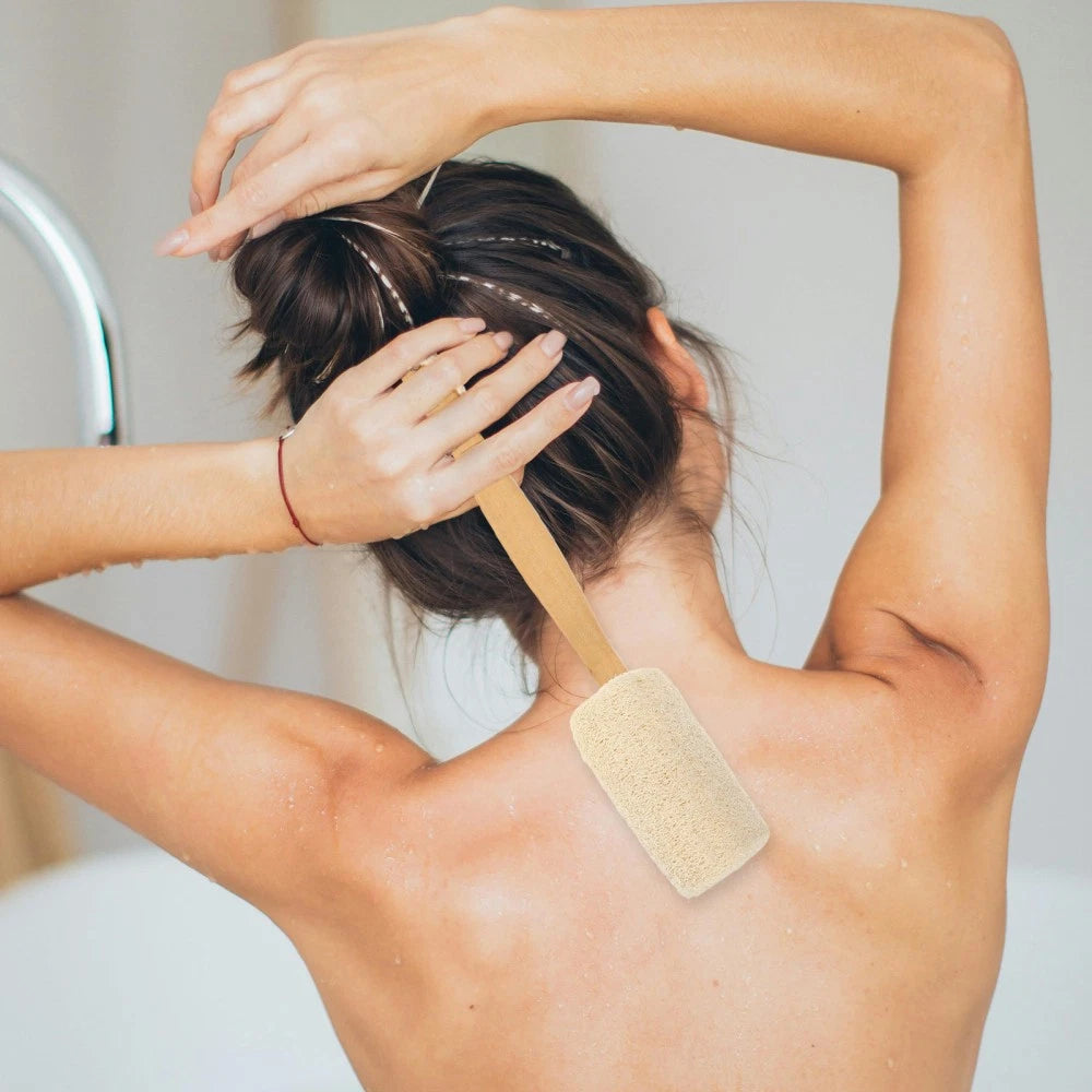Back Exfoliating Brush Multi-function Body Bath Brush Portable Back Scrubber