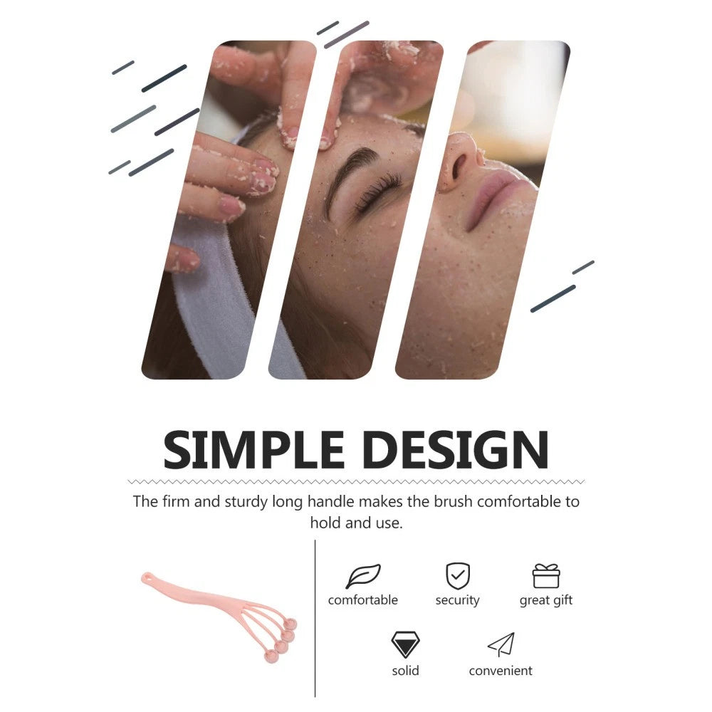 Exfoliating Bath Brush Shower Back Scrubber Long Handle for Body