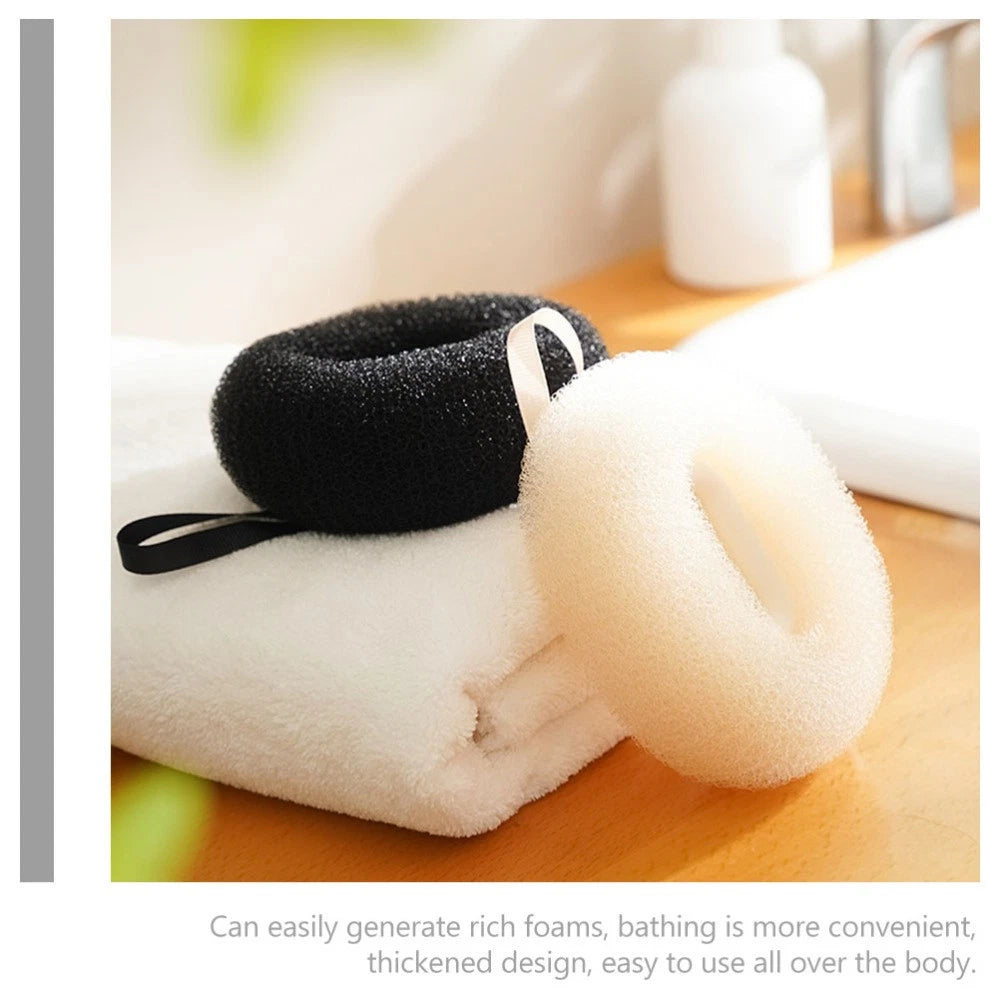 2 Pcs Bath Ball Brush Travel Cleaning Scrubber Shower Exfoliator