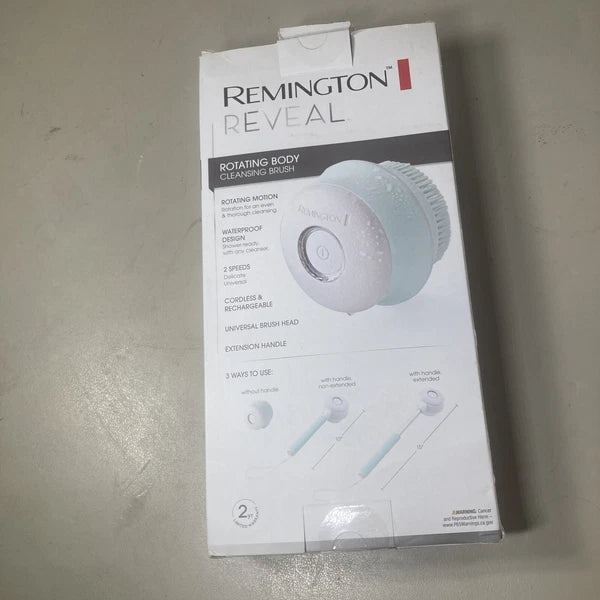 Remington Reveal Rechargeable Rotating Electronic Body Brush with 2 speeds