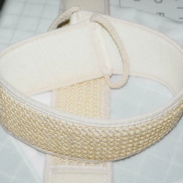 Scrub Loofah Back Strap Bath Shower Body Sponge Scrubber .FAH9 Brush SALE