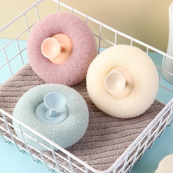 3 Pcs Bath Brush Scrubber for Body Shower Exfoliator Miss Cup