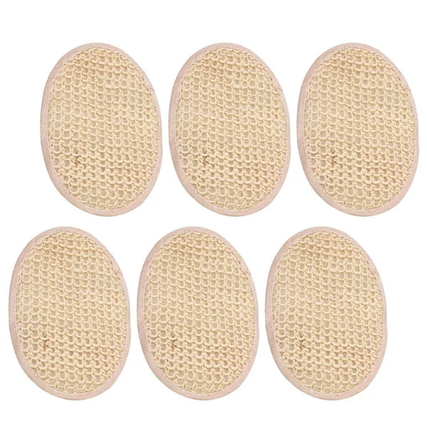 6 Pcs Loofah Bath Towel Man Exfoliating Shower Brush Body Scrubber