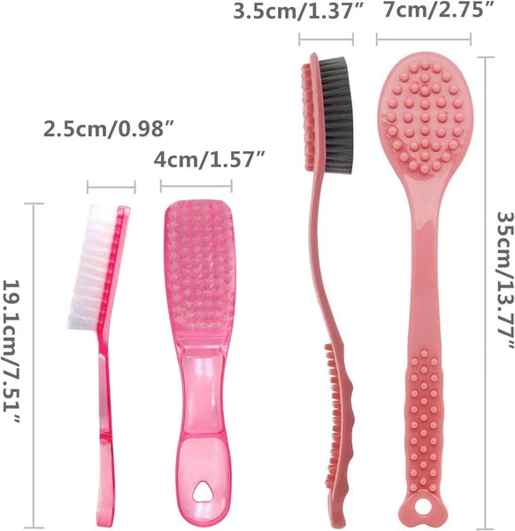 Bath Brush with Long Handle,Back Cleaning Brush,Back Scrubber -Bath & Shower UK