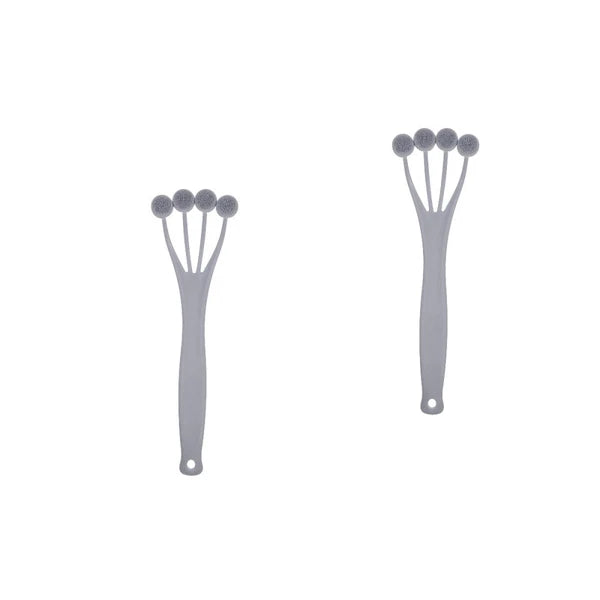 2 Pieces Exfoliating Bath Brush Back Scrubber for Shower Brushes