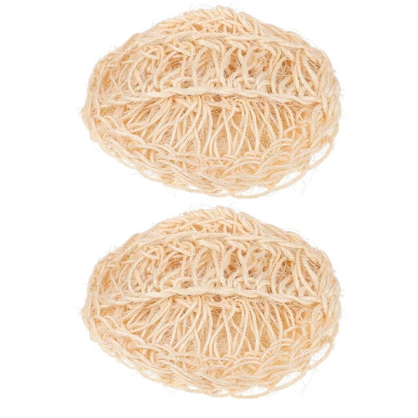 2 Pcs Sisal Bath Brush Man Mother Body Scrubber Bathing Accessories