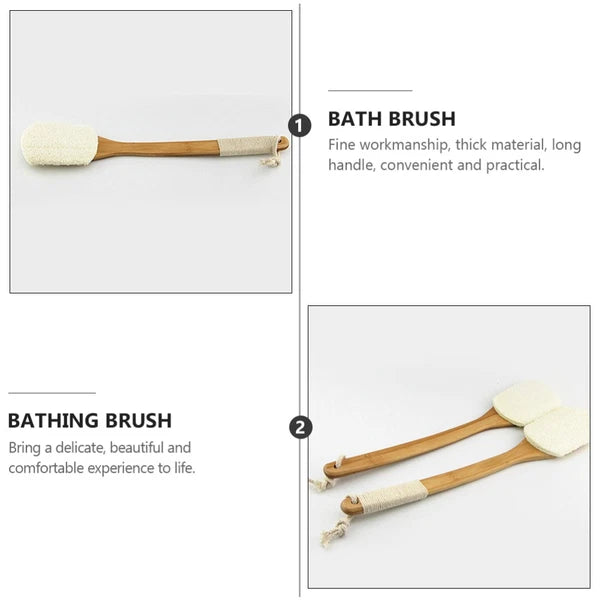 Loofah Bath Brush Shower Exfoliating Bathtub Scrubber Man Practical Long Handle