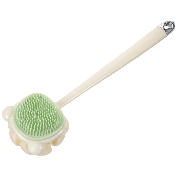 Back Rub Brush Bath Scrubber for Body Exfoliator Long Handle Wash