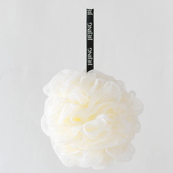 Sponge Mesh Ball Exfoliating Body Puff Soft Bath Shower Wash Scrunchie Buffer