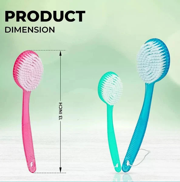 Back Scrubber for Shower Brush Body Bath Long Handle Showering Free Shipping NEW