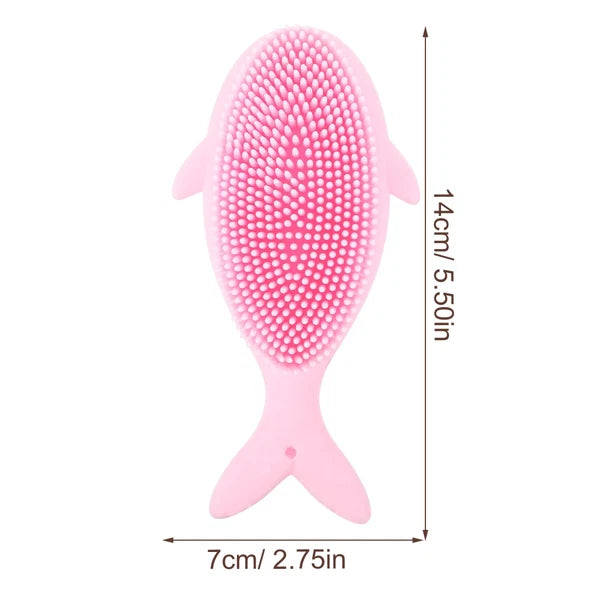 Baby Shower Brush Whale Shaped Bath Cleaning Tool newborn bath brush