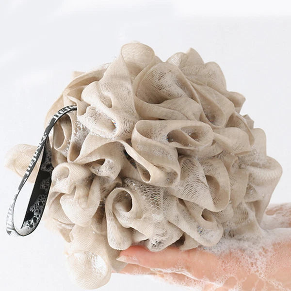 Sponge Mesh Ball Exfoliating Body Puff Soft Bath Shower Wash Scrunchie Buffer
