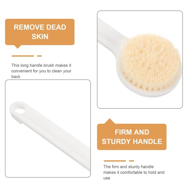Back Scrubbing Brush Skin Exfoliating Bath Massage Bristles Suitable Scrubber