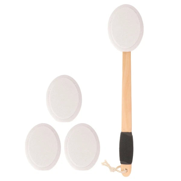 Anti- Bath Brush Set Body Lotion Applicator for Back Baby Cream