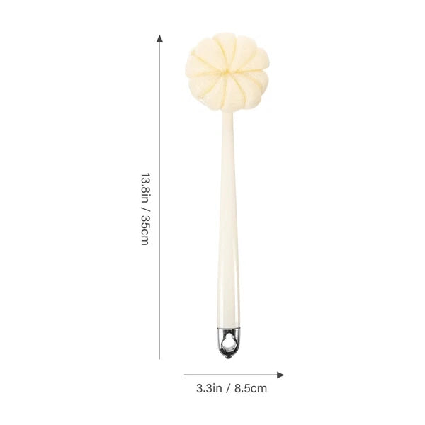 Back Rub Brush Bath Scrubber for Body Exfoliator Long Handle Wash