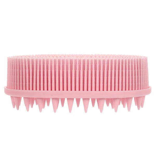 Silicone Bath Brush Shampoo Brush Double-sided Shower Brush for Baby Kids
