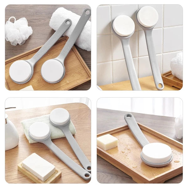 Scrub Brush Elder Multi-functional Exfoliating Bath Shower Back Scrubber for
