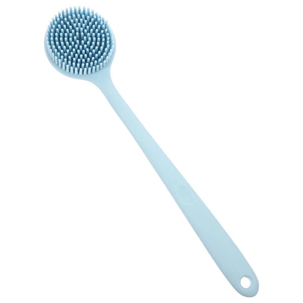 Silicone Bath Brush Man Body Scrubber with Handle Backbrush for Shower