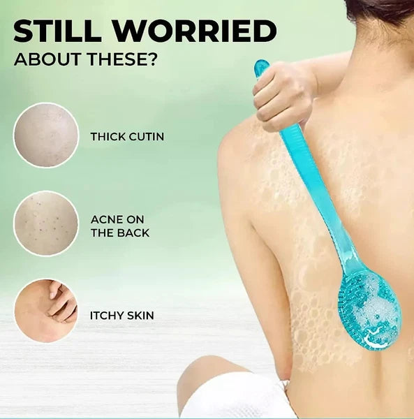 Back Scrubber for Shower Brush Body Bath Long Handle Showering Free Shipping NEW