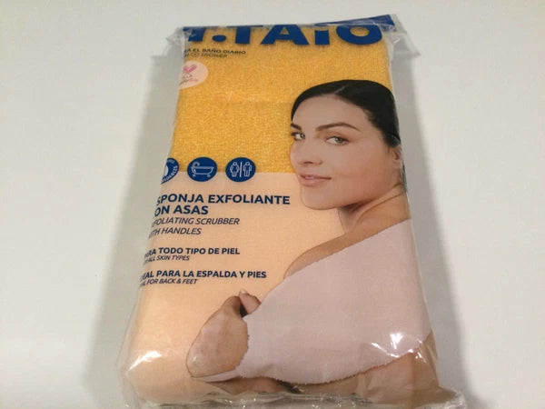 Back Scrubber Relax Exfoliating Bath & Shower Back Scrubber with Handle NEW LOOK