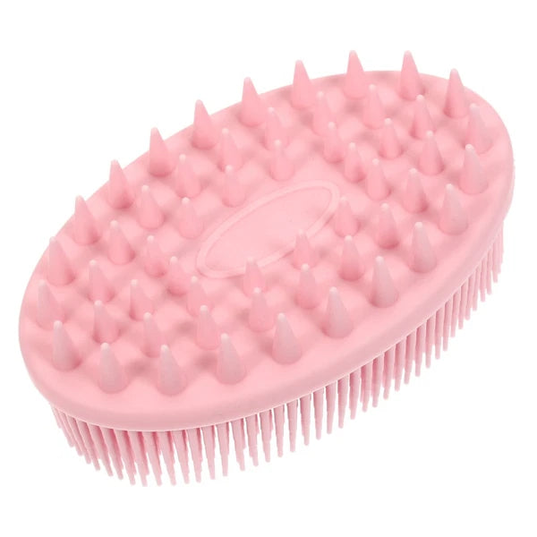 Silicone Bath Brush Shampoo Brush Double-sided Shower Brush for Baby Kids