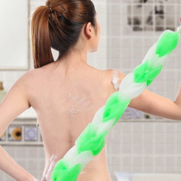 Back Scrubber Bath Shower Mesh Sponge Exfoliating Body Brush Puff  HOTUS