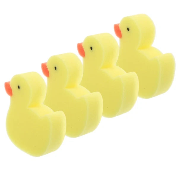 4 Pcs Little Bath Brush Toddler Baby Sponges for Bathing