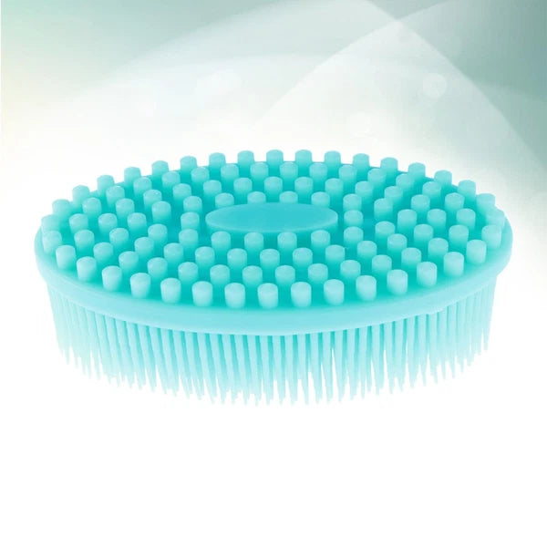 3 Count Bath Brush Body Exfoliator Scrubber Silicone Baby Shower Skin