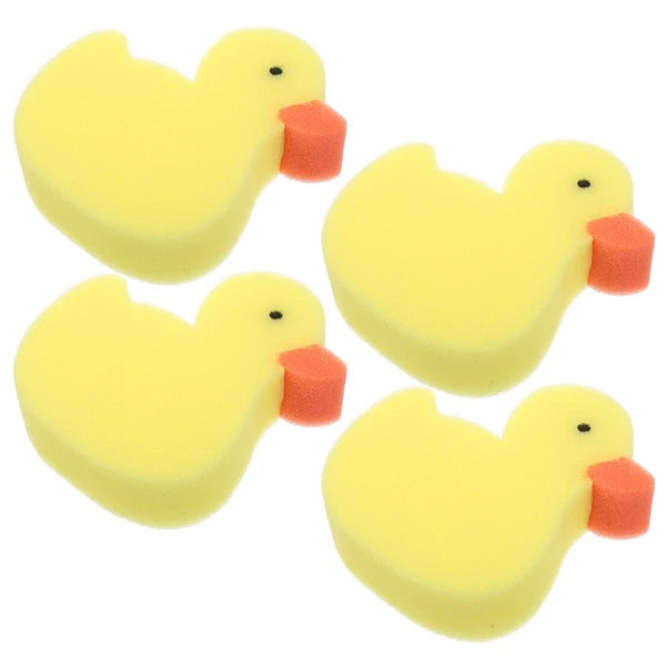 4 Pcs Little Bath Brush Toddler Baby Sponges for Bathing