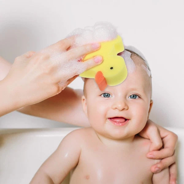 4 Pcs Little Bath Brush Toddler Baby Sponges for Bathing